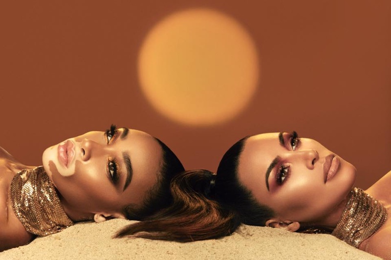 Winnie Harlow and Kim Kardashian front KKW Beauty collaboration campaign
