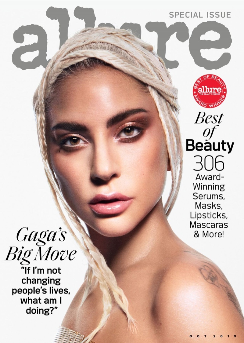 Lady Gaga on Allure Magazine October 2019 Cover