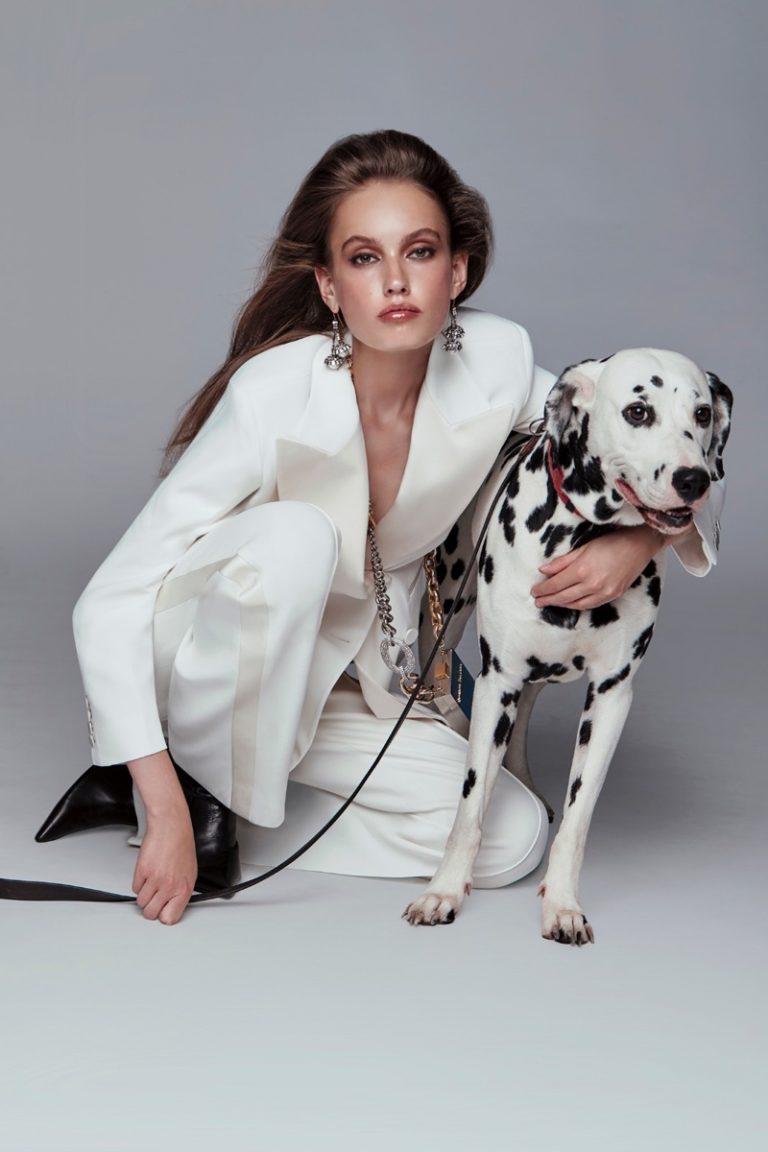 Laura Sorensen ELLE Serbia Dogs Fashion Editorial
