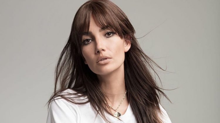 Lily Aldridge poses for Levi’s Made & Crafted x Lily Aldridge campaign