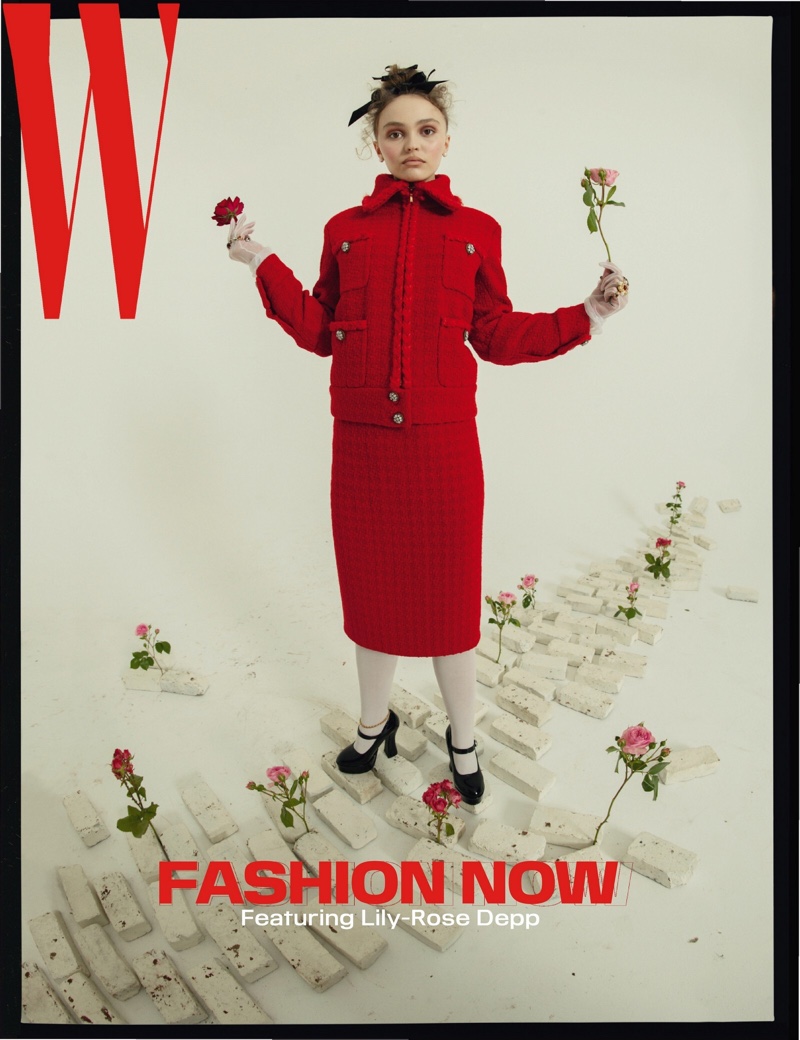Lily-Rose Depp on W Magazine Volume #5 2019 Cover