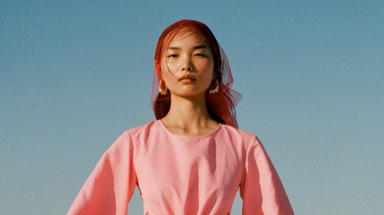 Ling Chen Poses in Pastel Shades for Vogue Portugal