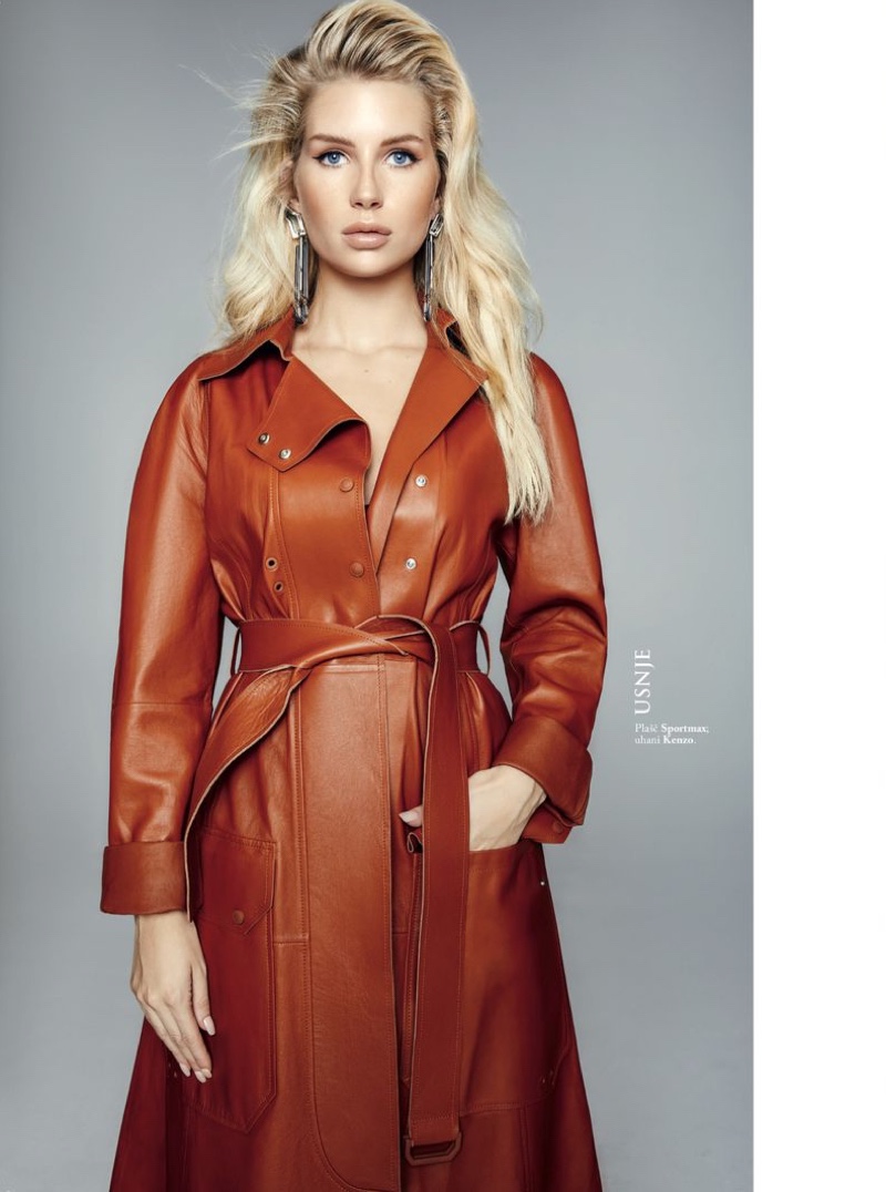 Lottie Moss ELLE Slovenia 2019 Cover Fashion Editorial
