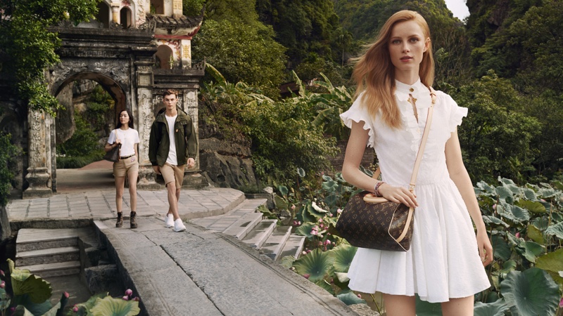 An image from Louis Vuitton's Spirit of Travel 2019 campaign