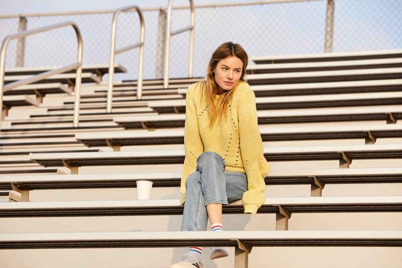 Camille Rowe stars in Lucky Brand fall-winter 2019 campaign