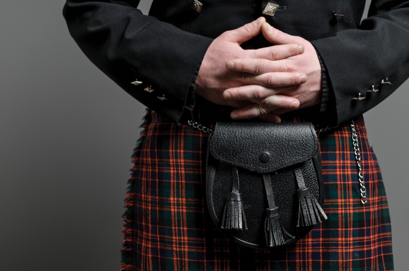 Man Kilt Bag Closeup