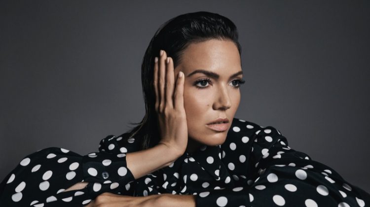 Mandy Moore Tries On Stylish Looks for Story + Rain