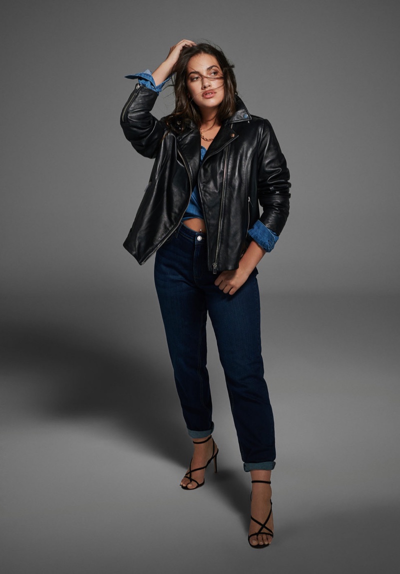 Violeta by Mango spotlights plus size denim style for fall-winter 2019