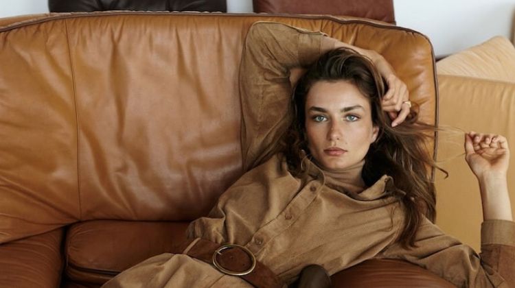 Andreea Diaconu Tries On Massimo Dutti’s Fall 2019 Trends