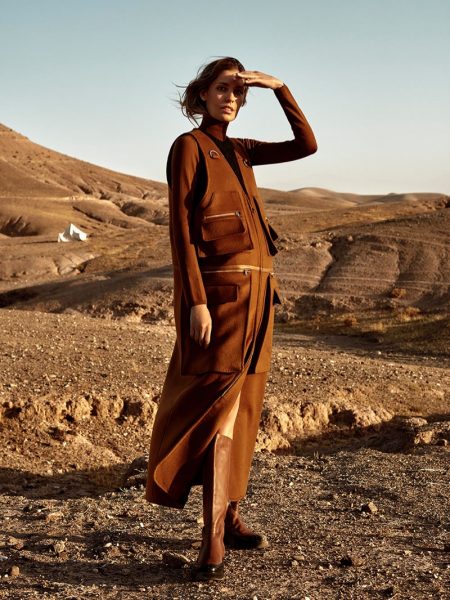 Nadja Bender Embraces Desert Neutrals for TELVA Nadja Bender Embraces Desert Neutrals for TELVA