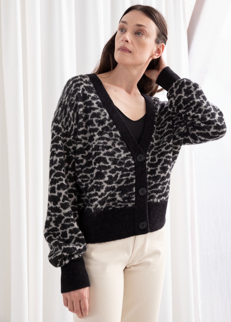 & Other Stories Alpaca Blend Chunky Cardigan $119