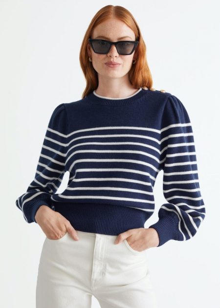 & Other Stories Sailor Stripe Sweater $99
