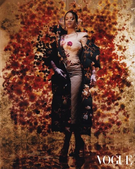 Rihanna Graces the Pages of Vogue Hong Kong Singer Rihanna wears a Dries van Noten design