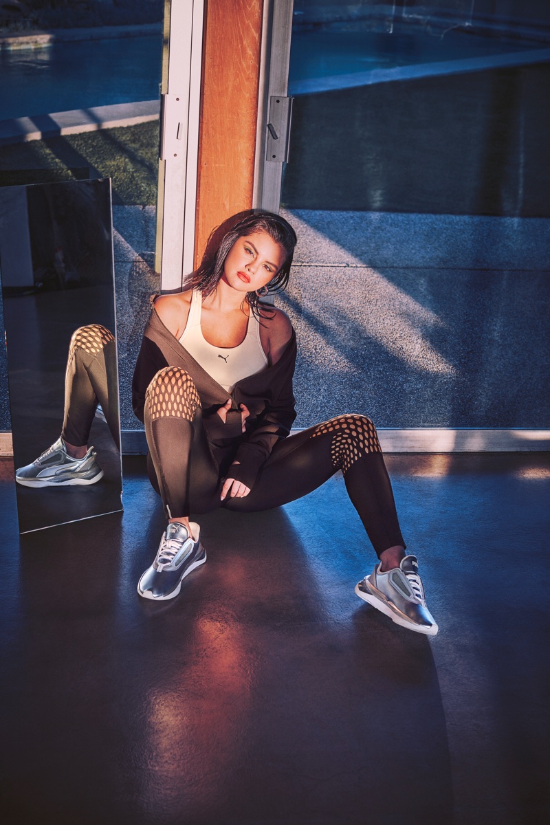 Selena Gomez stars in PUMA LQD CELL Shatter XT Metal campaign