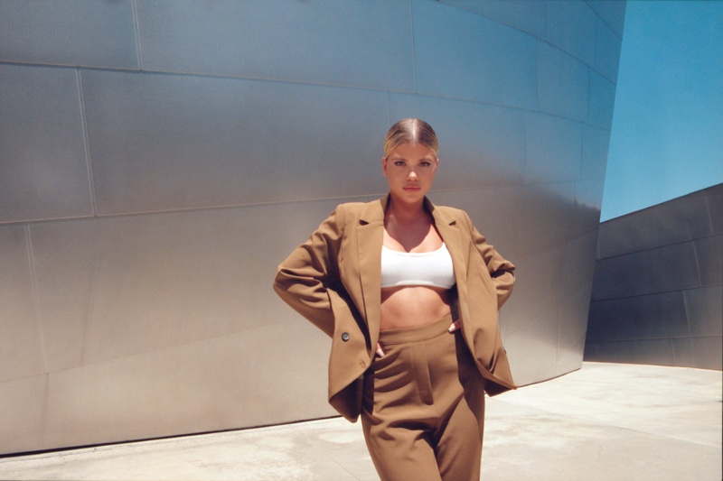 Sofia Richie models suiting separates from Missguided collaboration