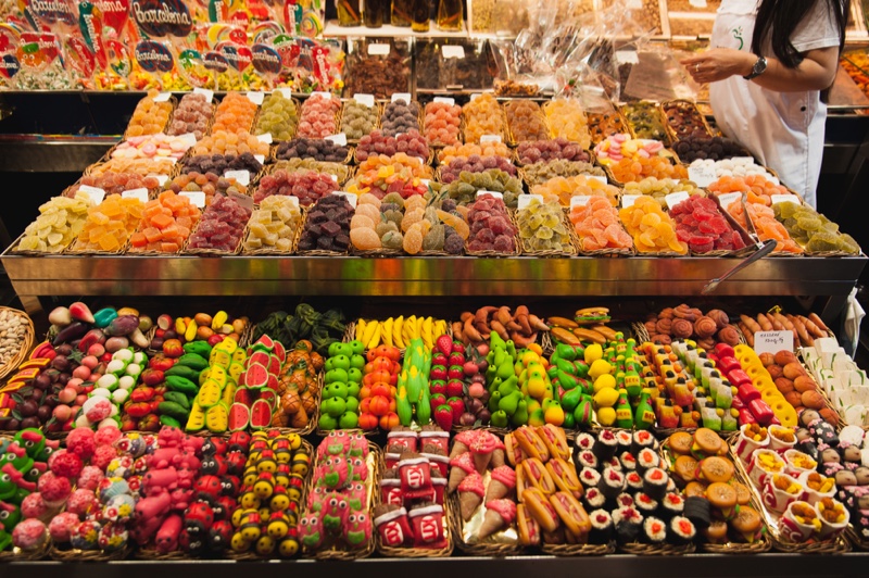 Spanish Market Fruits Sweets Food