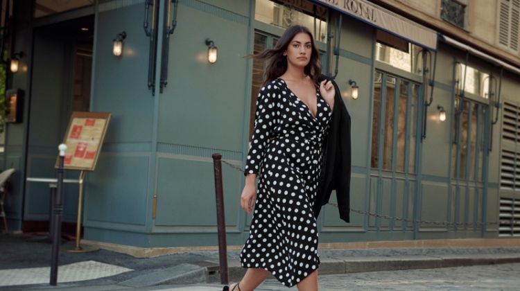 Lorena Duran Wears French Girl Looks From Violeta by Mango
