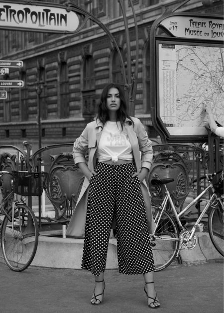 Lorena Duran Wears French Girl Looks From Violeta by Mango