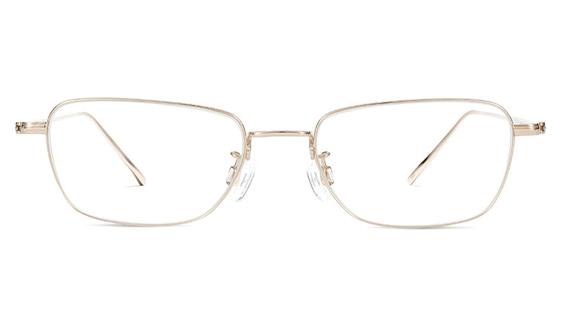 Warby Parker Francine Glasses in Polished Gold $195