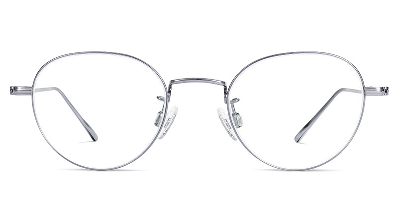 Warby Parker Marston Glasses in Polished Chrome $195