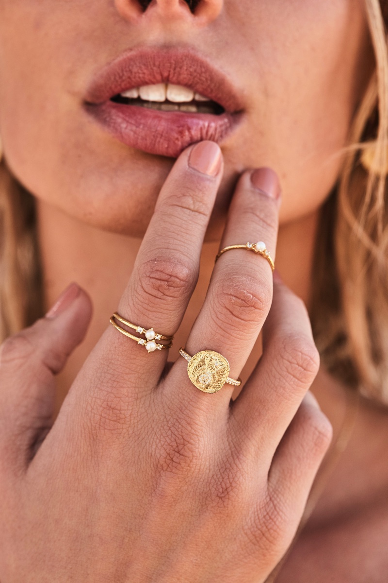 Rings from By Charlotte Divine Goddess summer 2020 collection