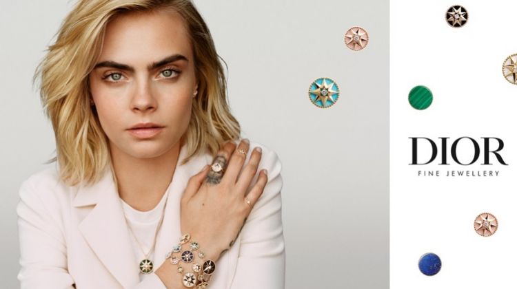 Cara Delevingne stars in Dior Joaillerie Rose des Vents campaign