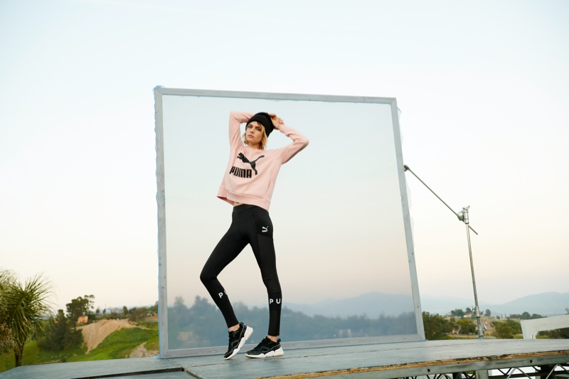 Cara Delevingne stars in PUMA Nova Suede sneakers campaign