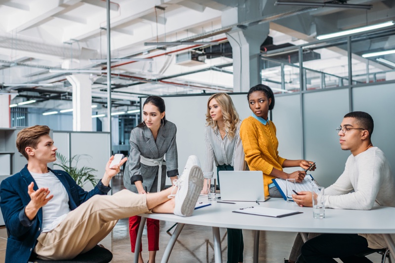 Diverse Office Group Setting Meeting