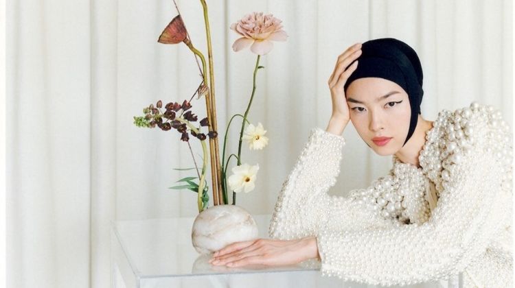 Fei Fei Sun Is in Full Bloom for Loewe Publication