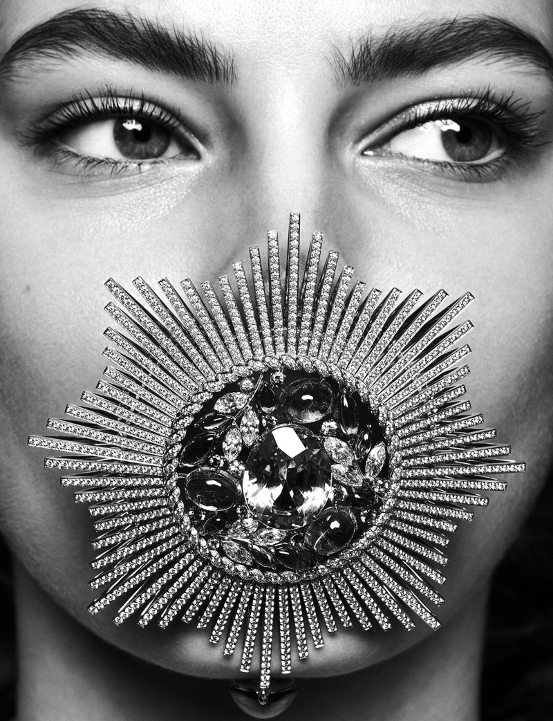Felice Noordhoff Sparkles in Chanel Jewelry for Mirror Mirror