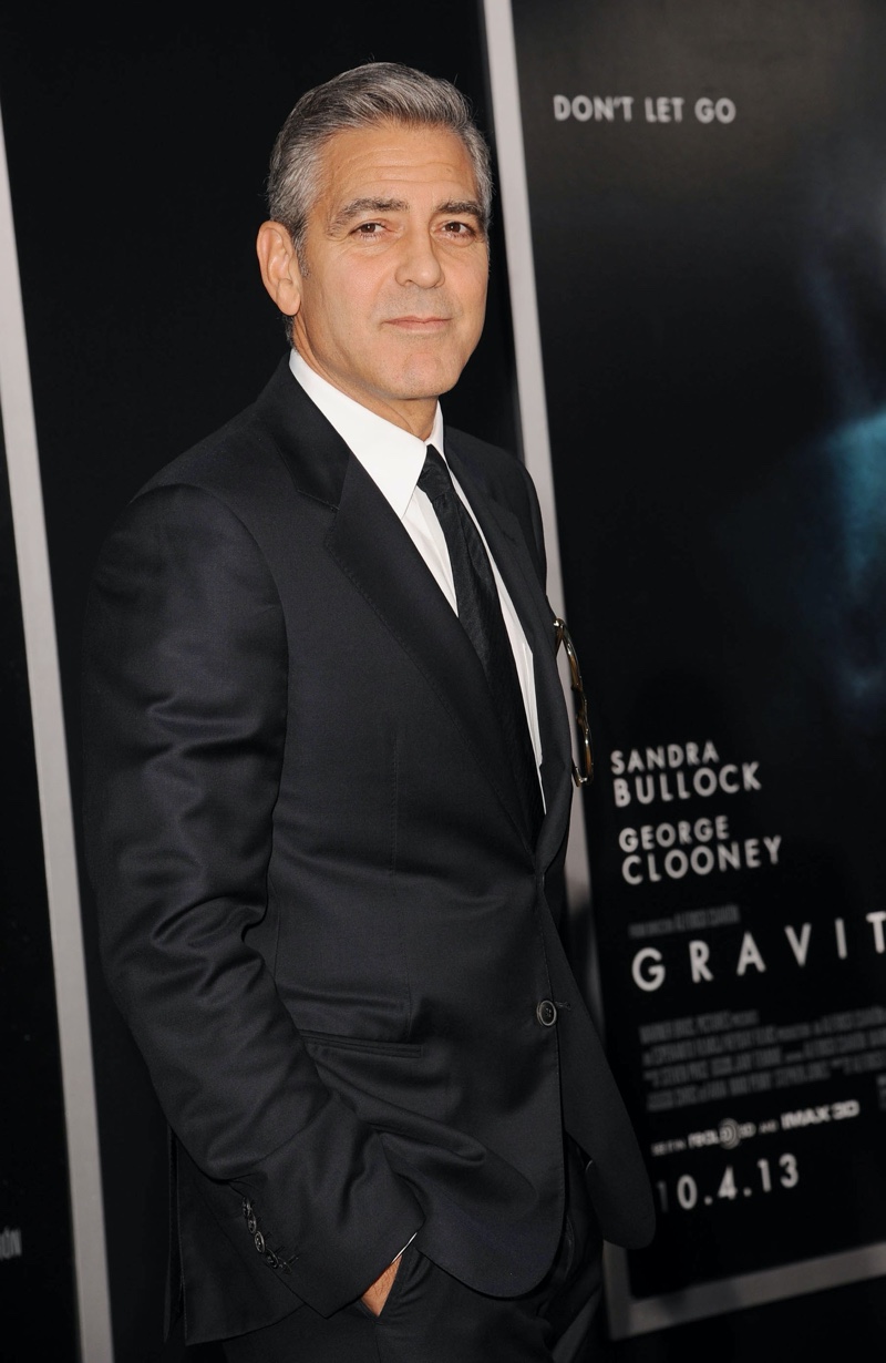 George Clooney Gravity Premiere Suit