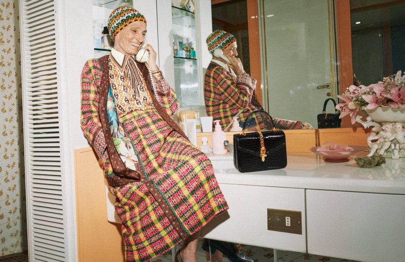 Plaid stands out in Gucci cruise 2020 campaign
