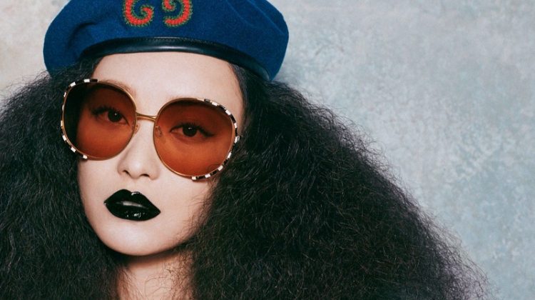 Actress Ni Ni appears in Gucci Eyewear fall-winter 2019 campaign