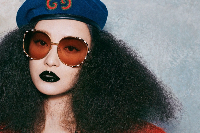 Actress Ni Ni appears in Gucci Eyewear fall-winter 2019 campaign