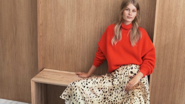 Sofia Mechetner stars in H&M Elevated Essentials fall-winter 2019 lookbook