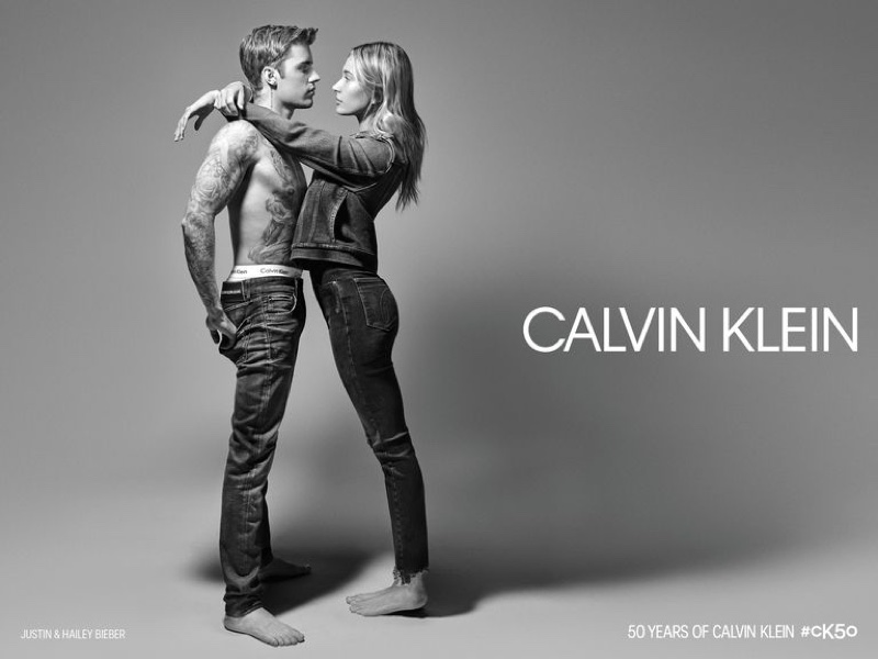 Calvin Klein taps Justin Bieber and Hailey Baldwin for #CK50 campaign