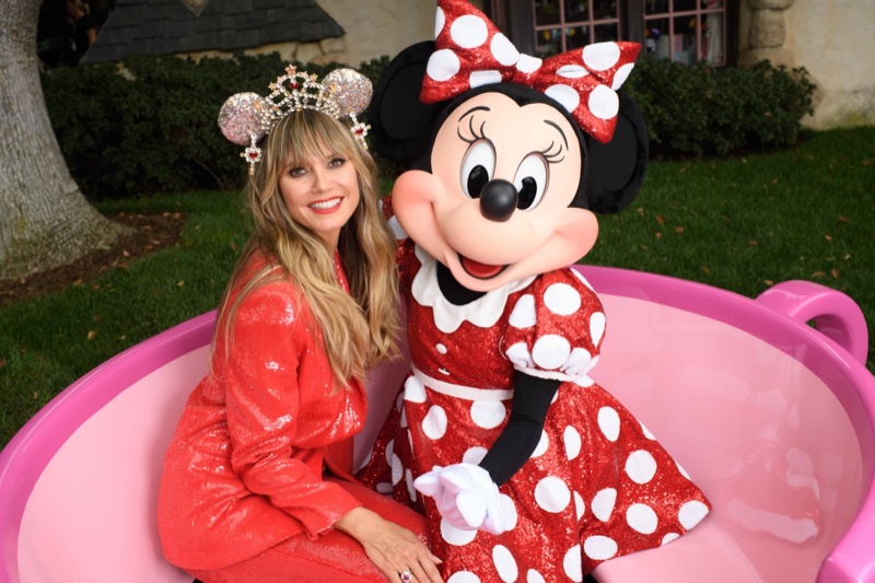 Heidi Klum designs Minnie Mouse ears for Disney Parks. Photo courtesy