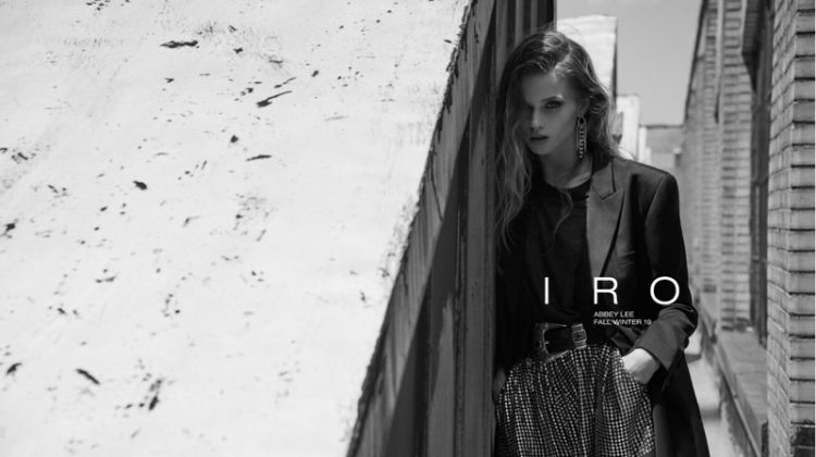 IRO enlists Abbey Lee Kershaw for fall-winter 2019 campaign