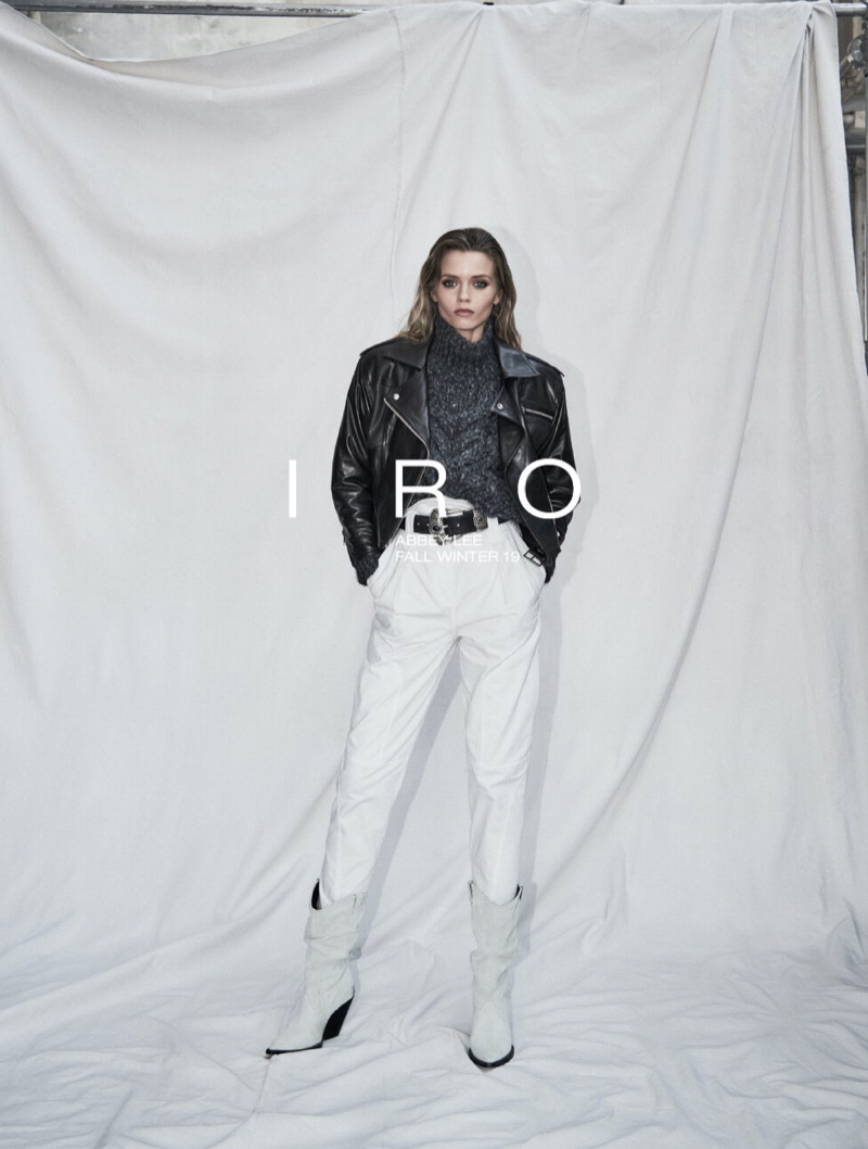 Model Abbey Lee Kershaw fronts IRO fall-winter 2019 campaign