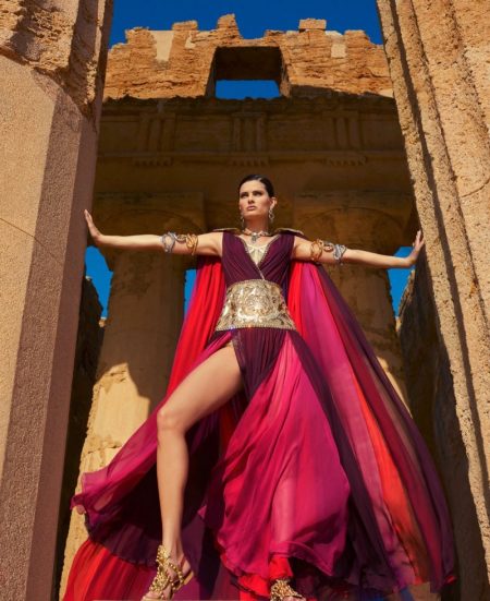 Isabeli Fontana Enchants in Dolce & Gabbana for Harper's Bazaar Isabeli Fontana Enchants in Dolce & Gabbana for Harper's Bazaar