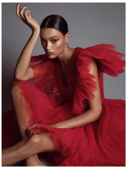 Lameka Fox Models Glamorous Looks for Grazia Australia Lameka Fox Models Glamorous Looks for Grazia Australia