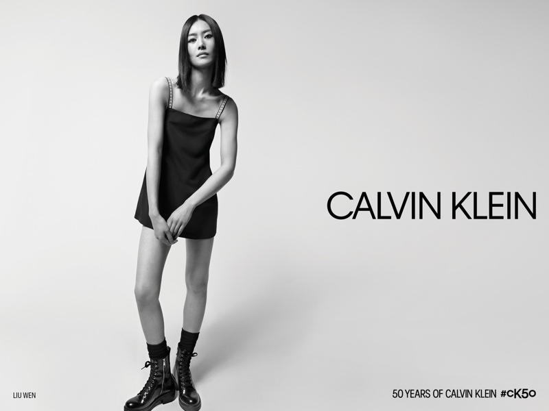 Liu Wen stars in Calvin Klein #CK50 campaign