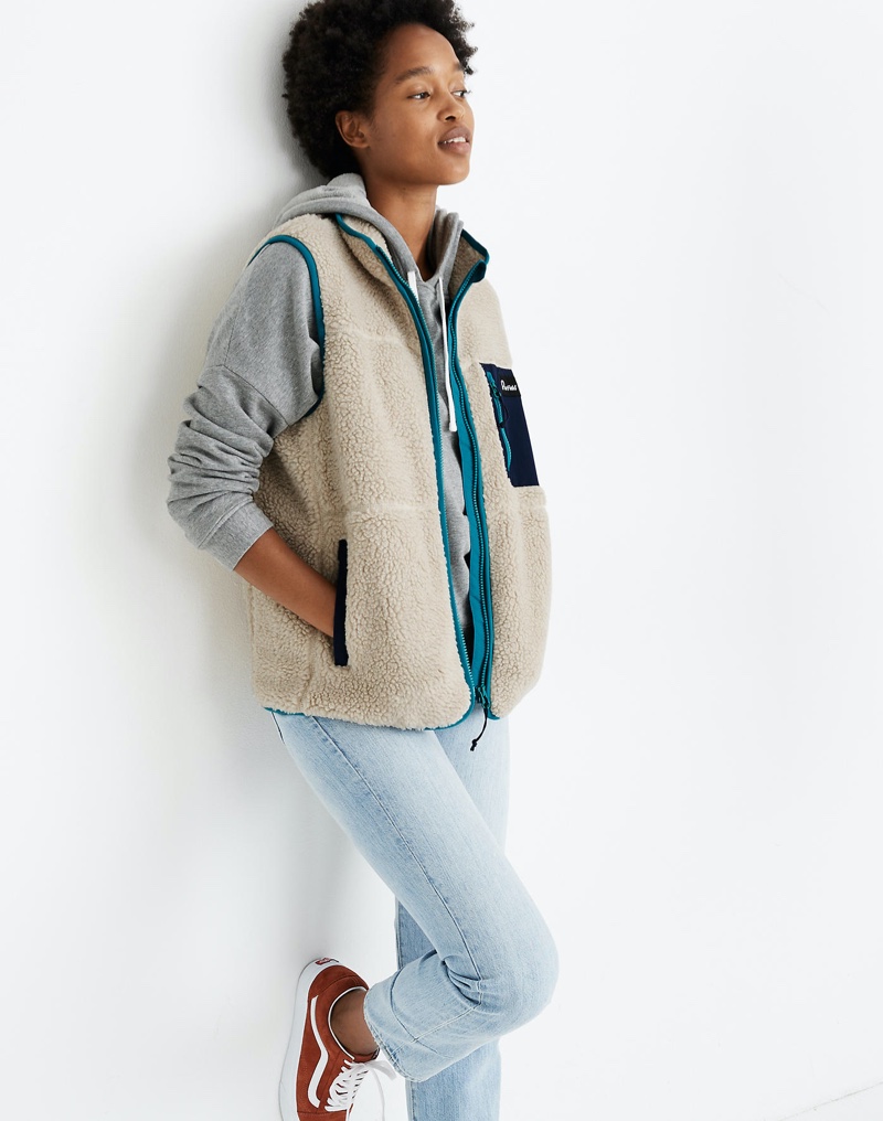 Penfield Mattawa Sherpa Fleece Vest $145