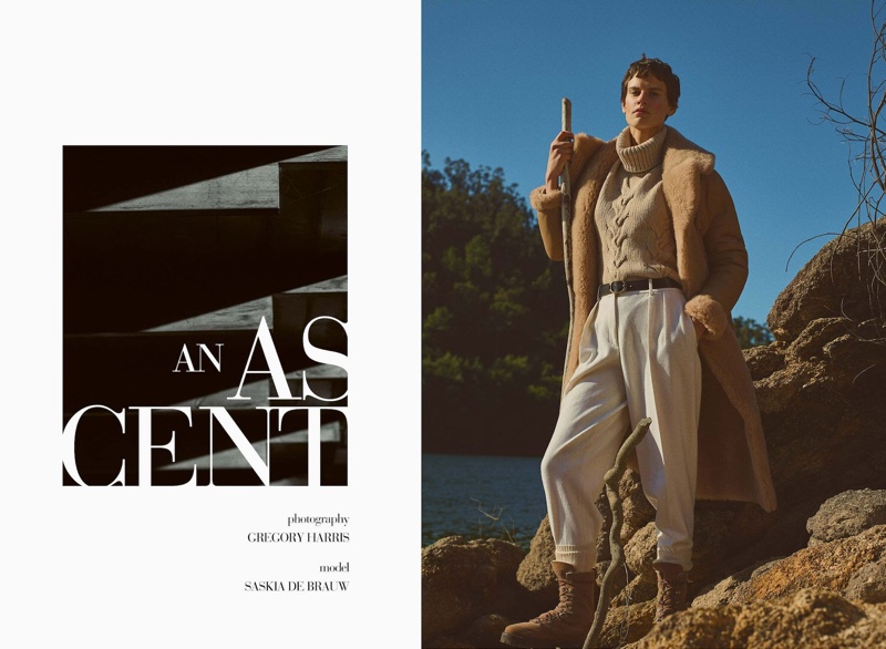 Saskia de Brauw stars in Massimo Dutti An Ascent Après-Ski editorial