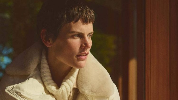 Saskia de Brauw Layers Up in Massimo Dutti Après-Ski Collection