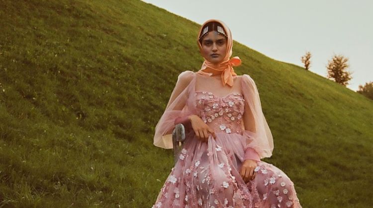 Natalia Maj Wears Whimsical Looks for L’Officiel Baltics