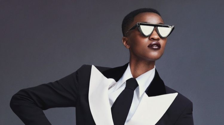 Nayara Oliveira Models Sleek Looks for Mojeh Magazine