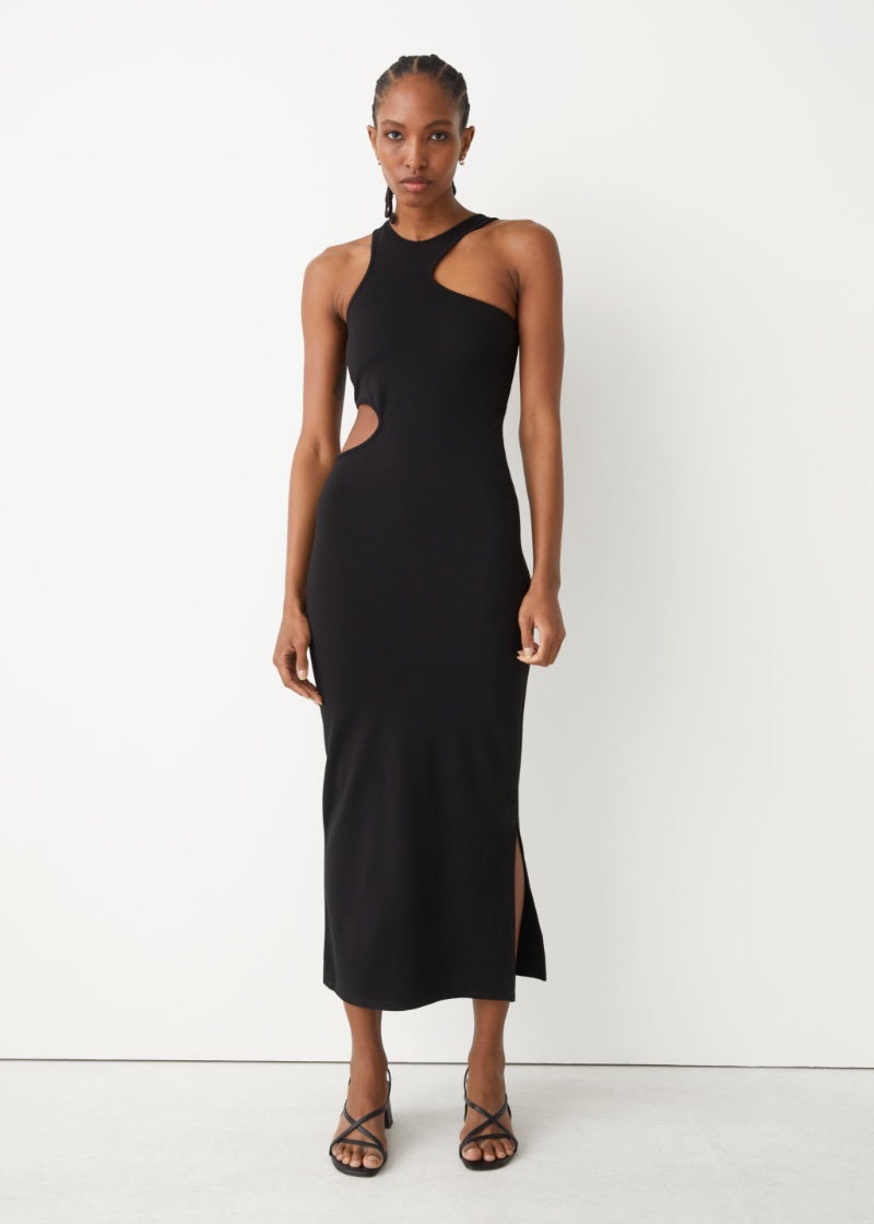 & Other Stories Cut-Out Midi Dress $69