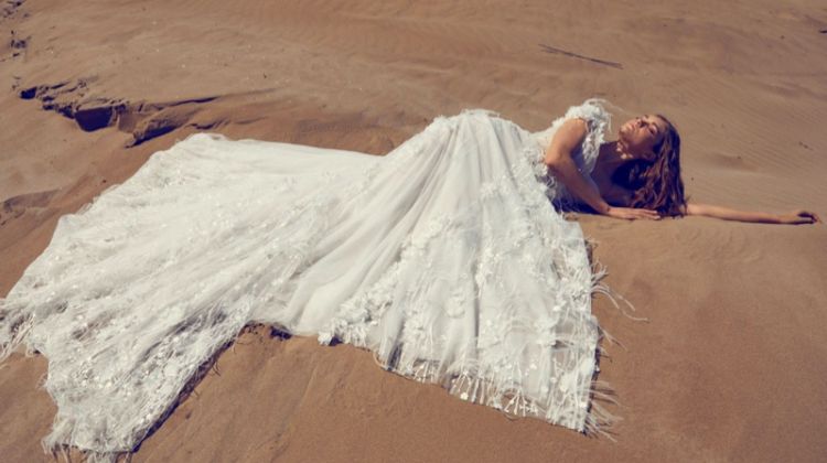 Diana Herasymuk Enchants in Ramon Herrerias Bridal 2020 Collection