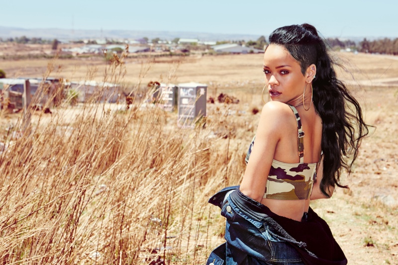 Rihanna at Safari, Johannesburg, 2013. Photograph: Dennis Leupold